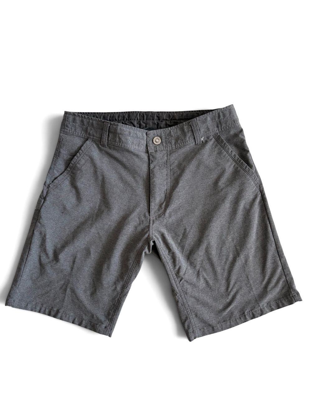 Kuhl Men’s Grey Performance Shorts Size 34 17” Length Hiking Outdoors